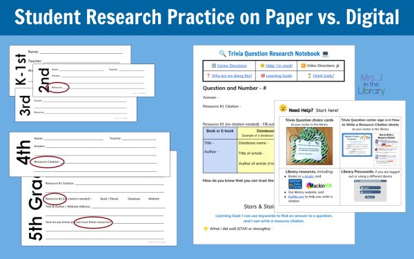 Student Voice & Choice with Library Centers | Mrs. J in the Library