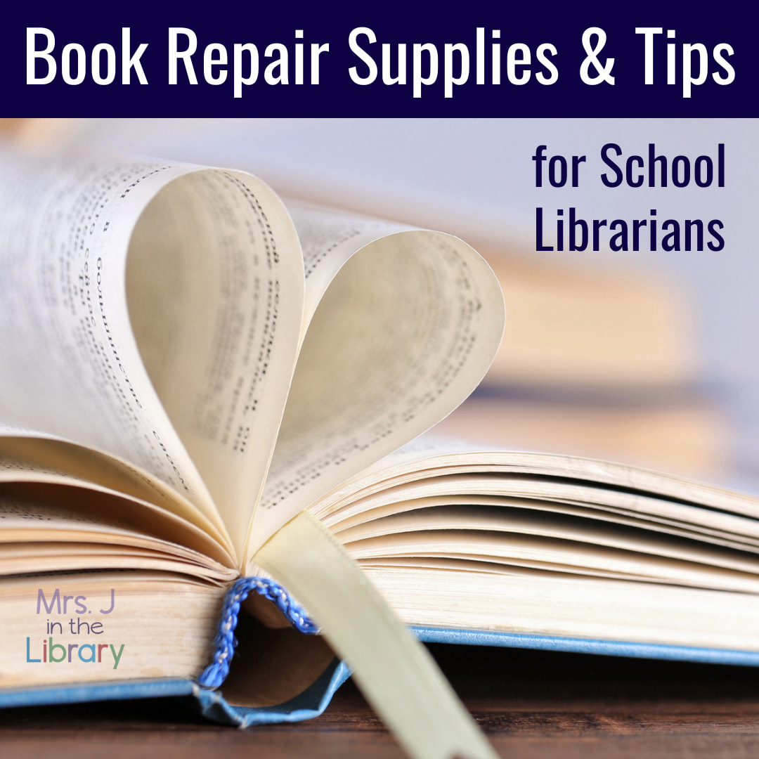 Favorite Book Repair Supplies & Tips | Mrs. J in the Library